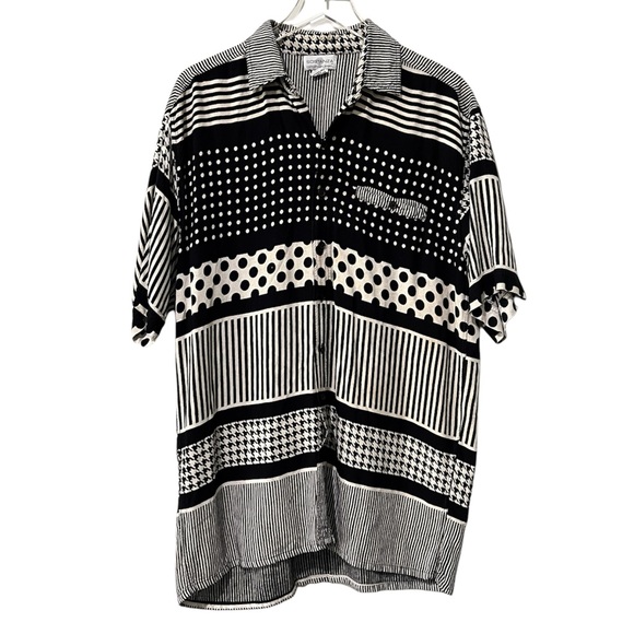 SOSTANZA Vintage Button Down Shirt Size Large - Picture 1 of 6